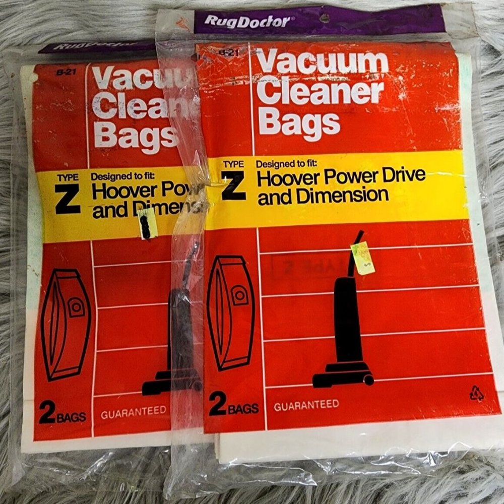 Rug Doctor Type Z Hoover Power Drive & Dimension Vacuum Cleaner Bags